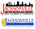 Jacksonville Regional Economic Development Corporation & Jacksonville Area Chamber of Commerce Logo